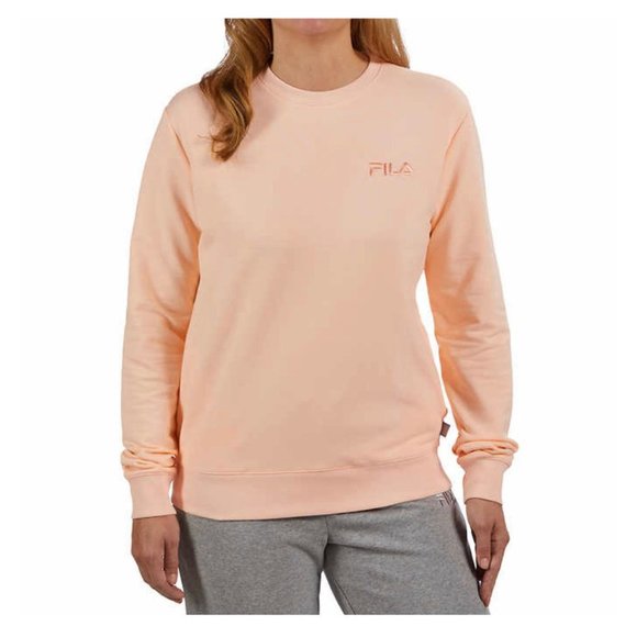 NWoT FILA Ladies' French Terry Crewneck Sweatshirt With Pockets Size L $60 Z1010 - Picture 2 of 3